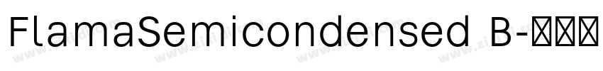 FlamaSemicondensed B字体转换